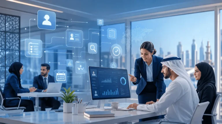 HR automation and BPO digital dashboard for GCC workforce operations