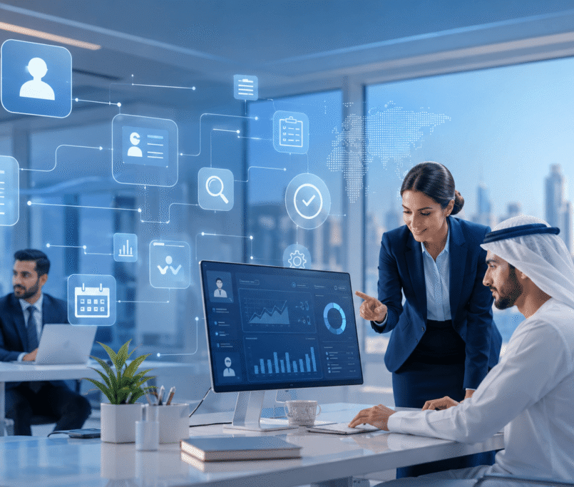 HR automation and BPO digital dashboard for GCC workforce operations